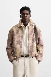 Floral Print Jacket at Zara