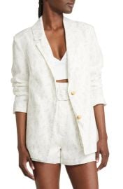 Floral Print Linen Blazer blanknyc at Nordstrom