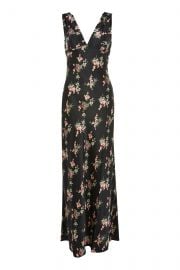 Floral Print Maxi Dress at Topshop