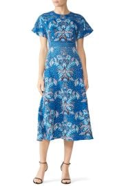 Floral-Print Midi Dress by Peter Pilotto at Rent The Runway