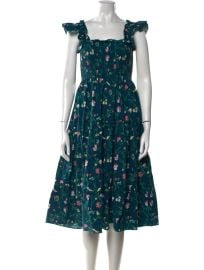 Floral Print Midi Length Dress at The Real Real