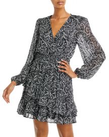 Floral Print Mini Dress by Aqua at Bloomingdales