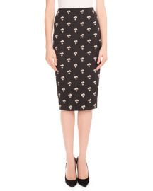 Floral-Print Pencil Skirt at Bergdorfgoodman