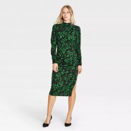 Floral Print Puff Long Sleeve A-Line Dress by Who What Wear at Target