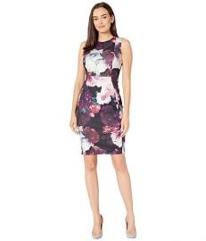 Floral Print Sheath Dress at Zappos