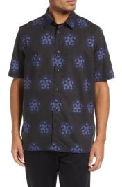 Floral Print Short Sleeve Button-Up Shirt by Ted Baker at Nordstrom