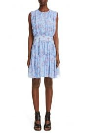 Floral Print Silk Dress at Nordstrom