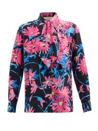 Floral-Print Silk Shirt by Gucci at Matches