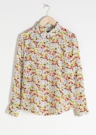 Floral Print Silk Shirt by Other Stories at & Other Stories