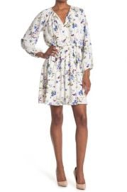 Floral Print Smocked Waist Mini Dress by Taylor at Nordstrom Rack