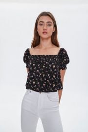 Floral Print Top at Forever 21