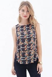 Floral Print Woven Top at Forever 21