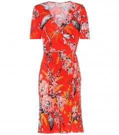 Floral-Printed Silk Wrap Dress by Diane von Furstenberg at Mytheresa