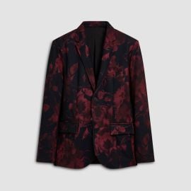 Floral Printed Two Button Blazer BUGATCHI at Bugatchi
