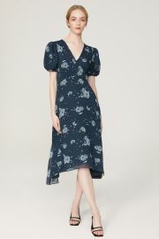 Floral Puff Sleeve Dress by Club Monaco Rent the Runway at Rent the Runway