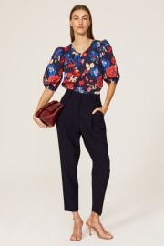 Floral Puff Sleeve Top by Peter Som Collective for 45 Rent the Runway at Rent the Runway