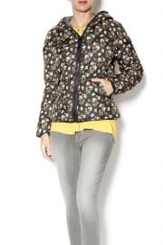 Floral Puffer Jacket at Shoptiques