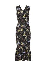 Floral Ruffle Hem Sheath by Suno at Rent The Runway