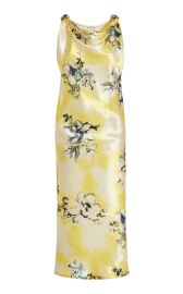 Floral Satin Dress By Bottega Veneta Moda Operandi at Moda Operandi