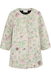 Floral Scuba Coat at Net A Porter