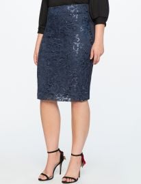 Floral Sequin Skirt by Eloquii at Eloquii