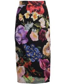 Floral Sheer Stretch Pencil Skirt Marissa Collections at Marissa Collections