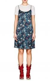 Floral Silk Charmeuse Slipdress at Barneys Warehouse