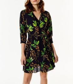 Floral Silk Dress by Karen Millen at Karen Millen