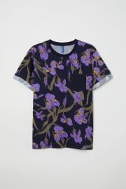 Floral Tee with Pocket by H&M at H&M