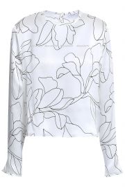 Floral Top by Equipment at The Outnet