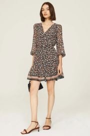 Floral V Neck Dress by Club Monaco Rent the Runway at Rent the Runway