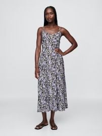 Floral V-Neck Maxi Dress Gap at GAP