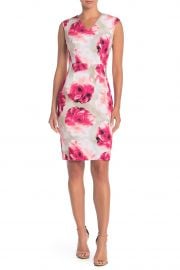 Floral V-Neck Sheath Dress by Modern American Designer at Nordstrom Rack