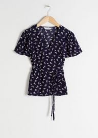 Floral Wrap Blouse by & Other Stories at & Other Stories