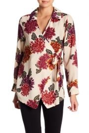 Floral Wrap Blouse by Emelia at Nordstrom Rack