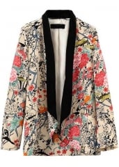 Floral blazer at She Inside