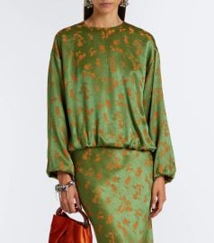 Floral blouse at Mytheresa