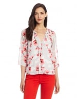 Floral blouse by DKNY at Amazon