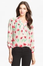 Floral blouse by Milly at Nordstrom