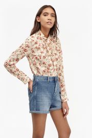 Floral bow blouse at French Connection