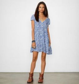 Floral button front dress at Ralph Lauren