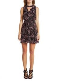 Floral choker dress at Lord & Taylor