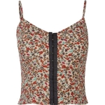 Floral corset top at Tillys