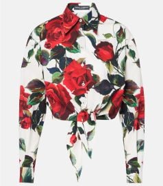 Floral cotton shirt at Mytheresa