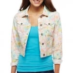 Floral denim jacket by Arizona at JCP at JC Penney