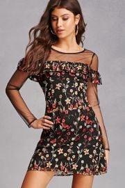 Floral embroidered dress at Forever 21