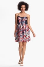 Floral fit and flare dress by Betsey Johnson at Nordstrom