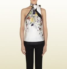 Floral infinity top at Gucci