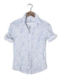 Floral linen shirt by Frank and Eileen at Ron Herman