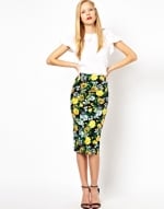 Floral pencil skirt like Zoes at Asos